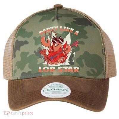 Party Like A Lob Star Lobster Legacy Tie Dye Trucker Hat