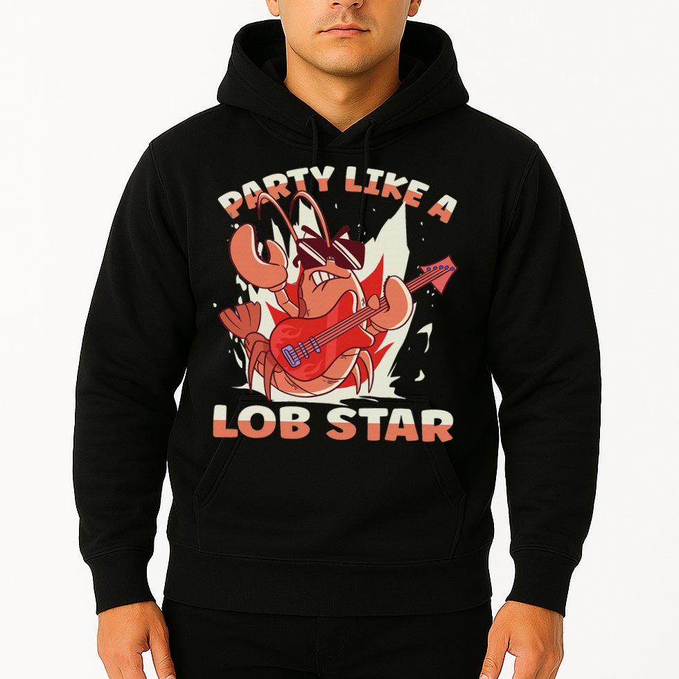 Party Like A Lob Star Lobster Hoodie