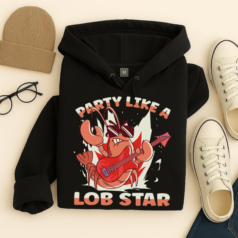 Party Like A Lob Star Lobster Hoodie