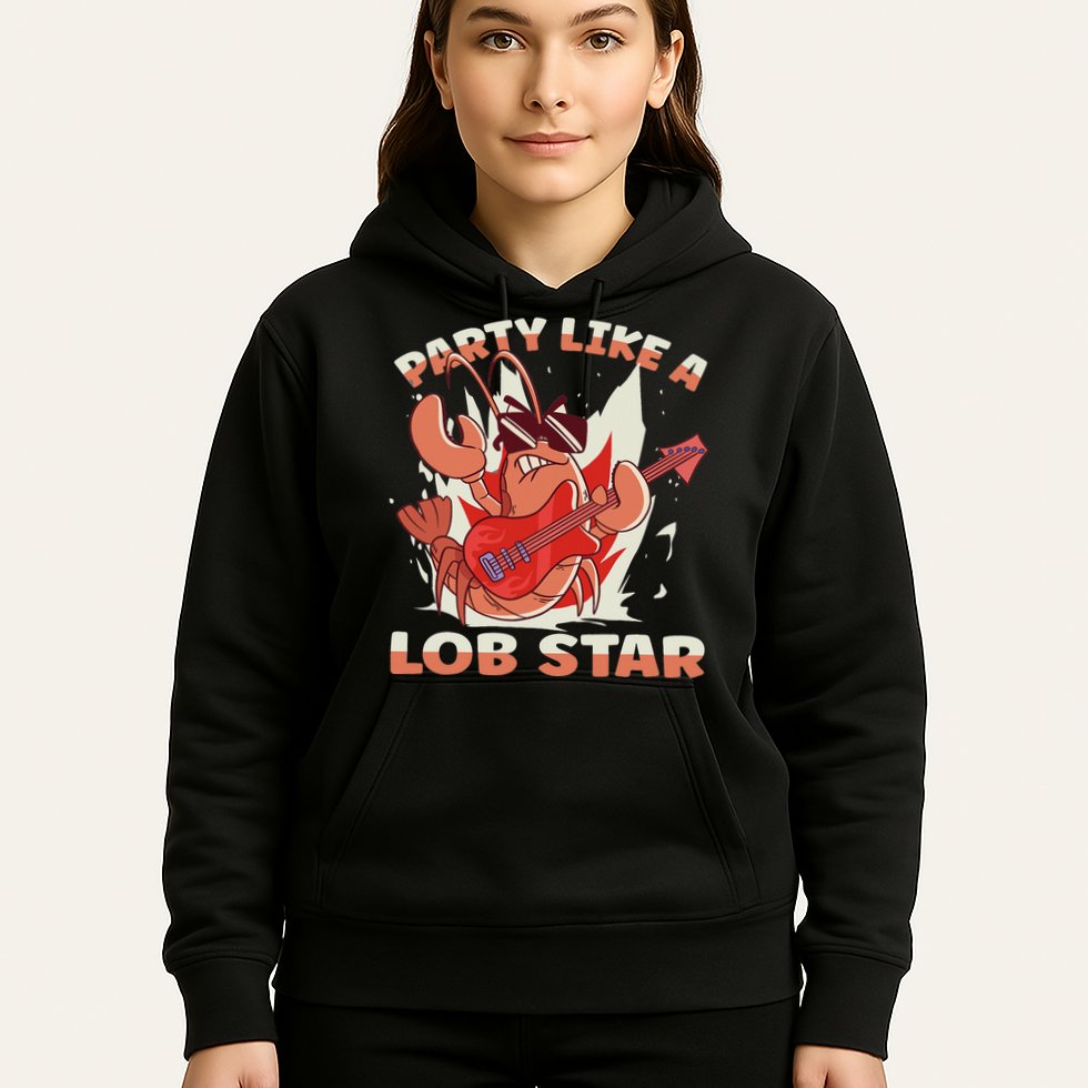 Party Like A Lob Star Lobster Hoodie
