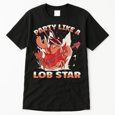 Party Like A Lob Star Lobster Tall T-Shirt