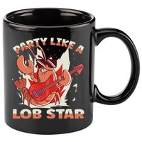 Party Like A Lob Star Lobster 11oz C Handle Ceramic Mug