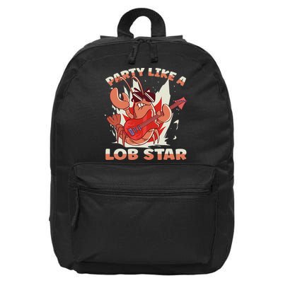 Party Like A Lob Star Lobster 16 in Basic Backpack