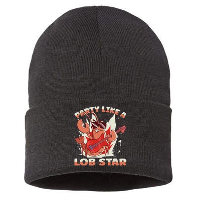 Party Like A Lob Star Lobster Sustainable Knit Beanie
