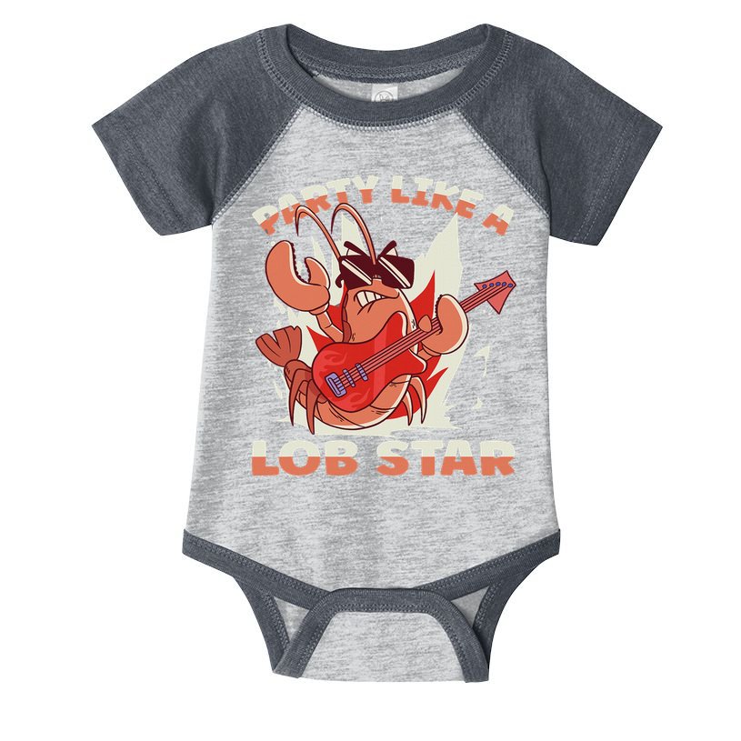 Party Like A Lob Star Lobster Infant Baby Jersey Bodysuit