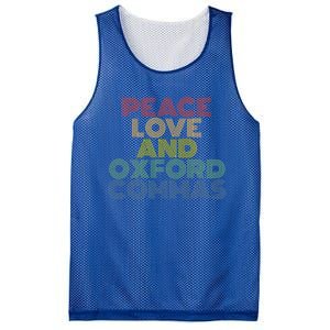 Peace Love And Oxford Commas Cool Gift Mesh Reversible Basketball Jersey Tank