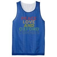 Peace Love And Oxford Commas Cool Gift Mesh Reversible Basketball Jersey Tank