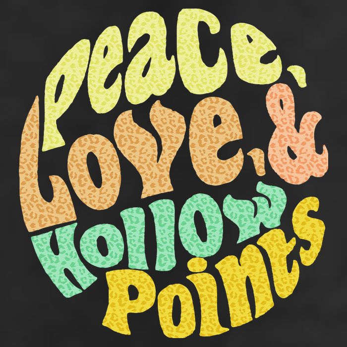 Peace Love And Hollow Points Adult Drive Performance Visor