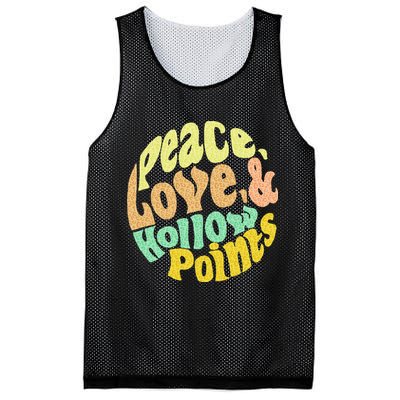 Peace Love And Hollow Points Mesh Reversible Basketball Jersey Tank
