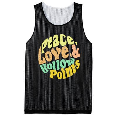 Peace Love And Hollow Points Mesh Reversible Basketball Jersey Tank