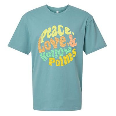 Peace Love And Hollow Points Sueded Cloud Jersey T-Shirt