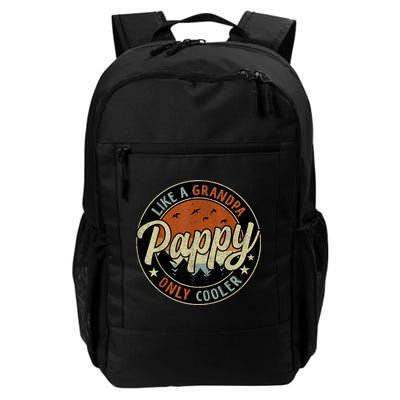 Pappy Like A Grandpa Only Cooler Vintage Retro Father's Day Backpack