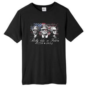 Party Like A Felon 1776 2024 President Tall Fusion ChromaSoft Performance T-Shirt