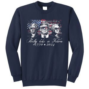 Party Like A Felon 1776 2024 President Sweatshirt