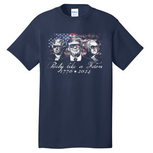 Party Like A Felon 1776 2024 President Tall T-Shirt