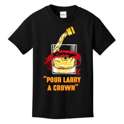 Pour Larry A Crown Kids T-Shirt