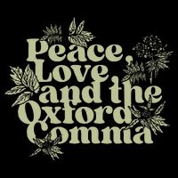 Peace Love And The Oxford Comma Funny Impact Tech Backpack