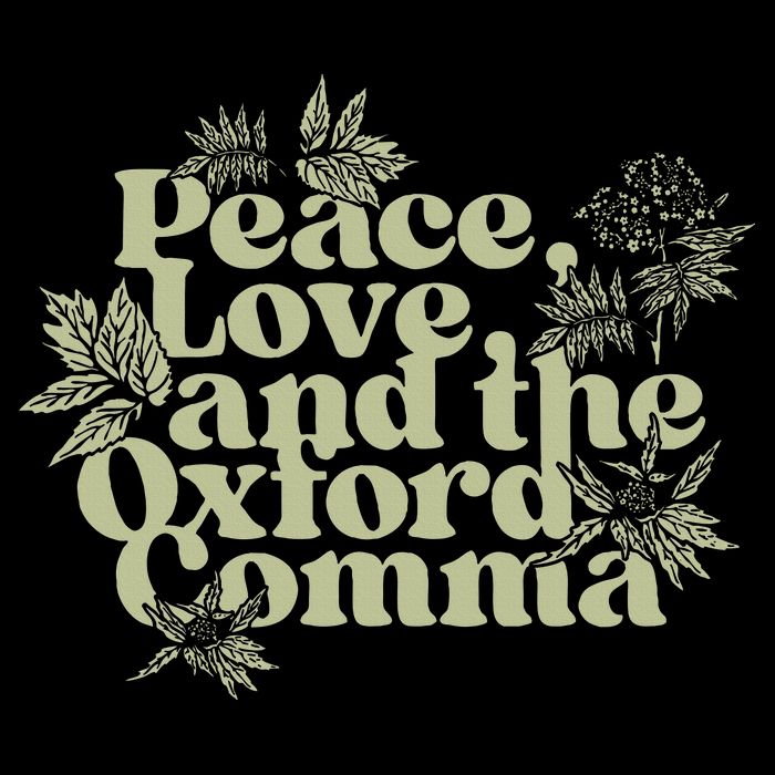 Peace Love And The Oxford Comma Funny Impact Tech Backpack