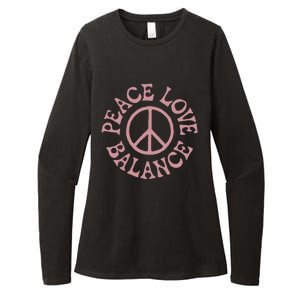 Peace Love And Balance Womens CVC Long Sleeve Shirt