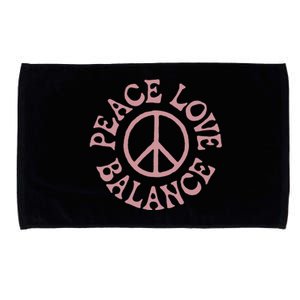 Peace Love And Balance Microfiber Hand Towel