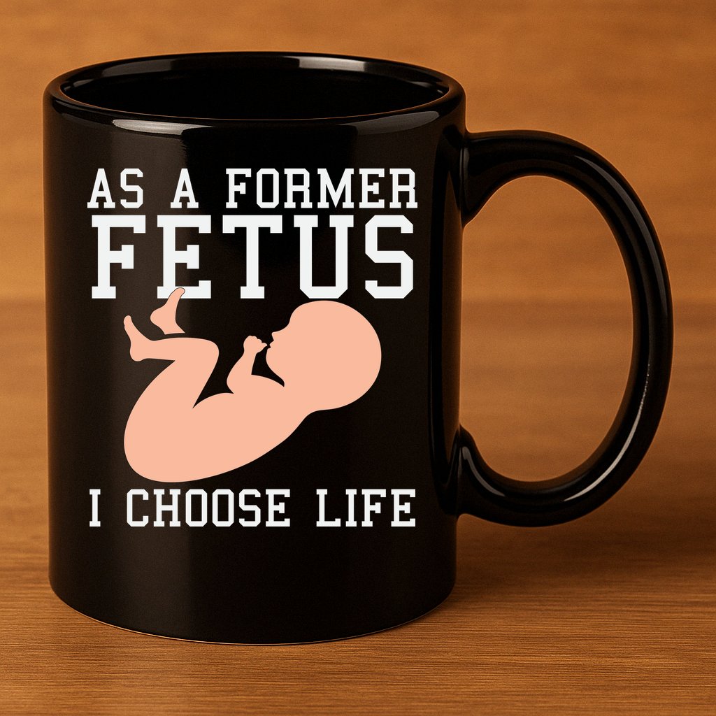 Pro Life Anti Abortion Christian 11oz C Handle Ceramic Mug