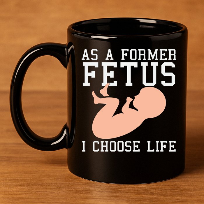 Pro Life Anti Abortion Christian 11oz C Handle Ceramic Mug