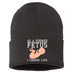 Pro Life Anti Abortion Christian Sustainable Knit Beanie