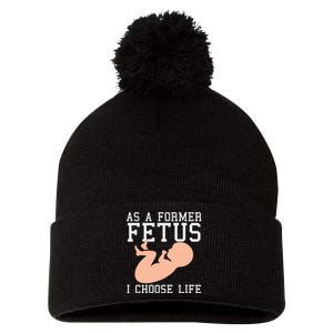 Pro Life Anti Abortion Christian Pom Pom 12in Knit Beanie