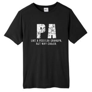 Pa Like A Grandpa But Way Cooler Only Much Fathers Day Tall Fusion ChromaSoft Performance T-Shirt