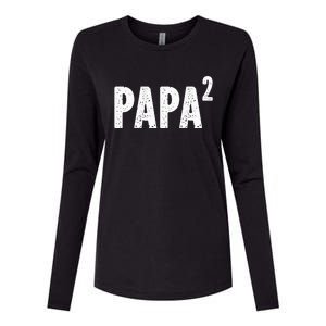 Papa Like A Grandpa But Way Cooler Only Much Fathers Day Womens Cotton Relaxed Long Sleeve T-Shirt