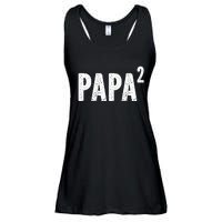 Papa Like A Grandpa But Way Cooler Only Much Fathers Day Ladies Essential Flowy Tank