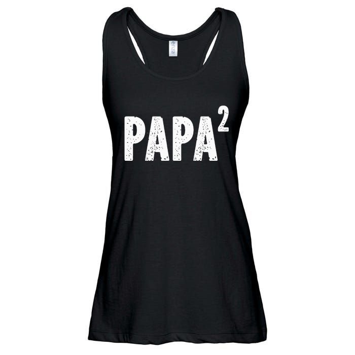 Papa Like A Grandpa But Way Cooler Only Much Fathers Day Ladies Essential Flowy Tank