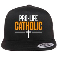 Pro Life Anti Abortion Catholic Flatbill Hat