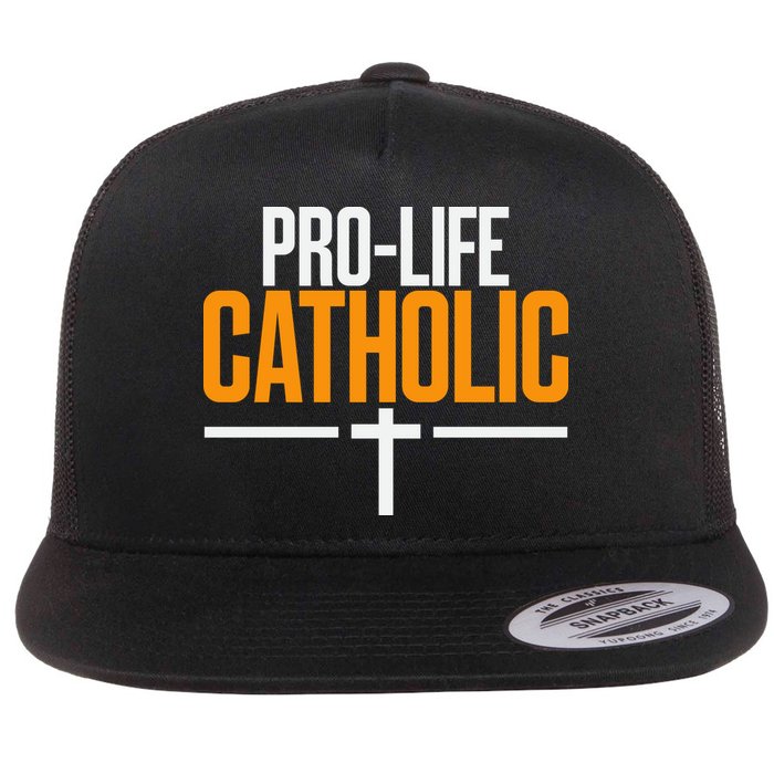 Pro Life Anti Abortion Catholic Flatbill Hat