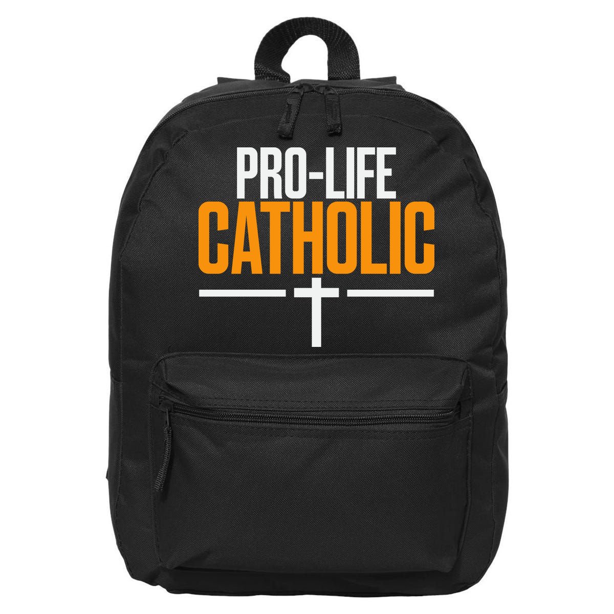 Pro Life Anti Abortion Catholic 16 in Basic Backpack