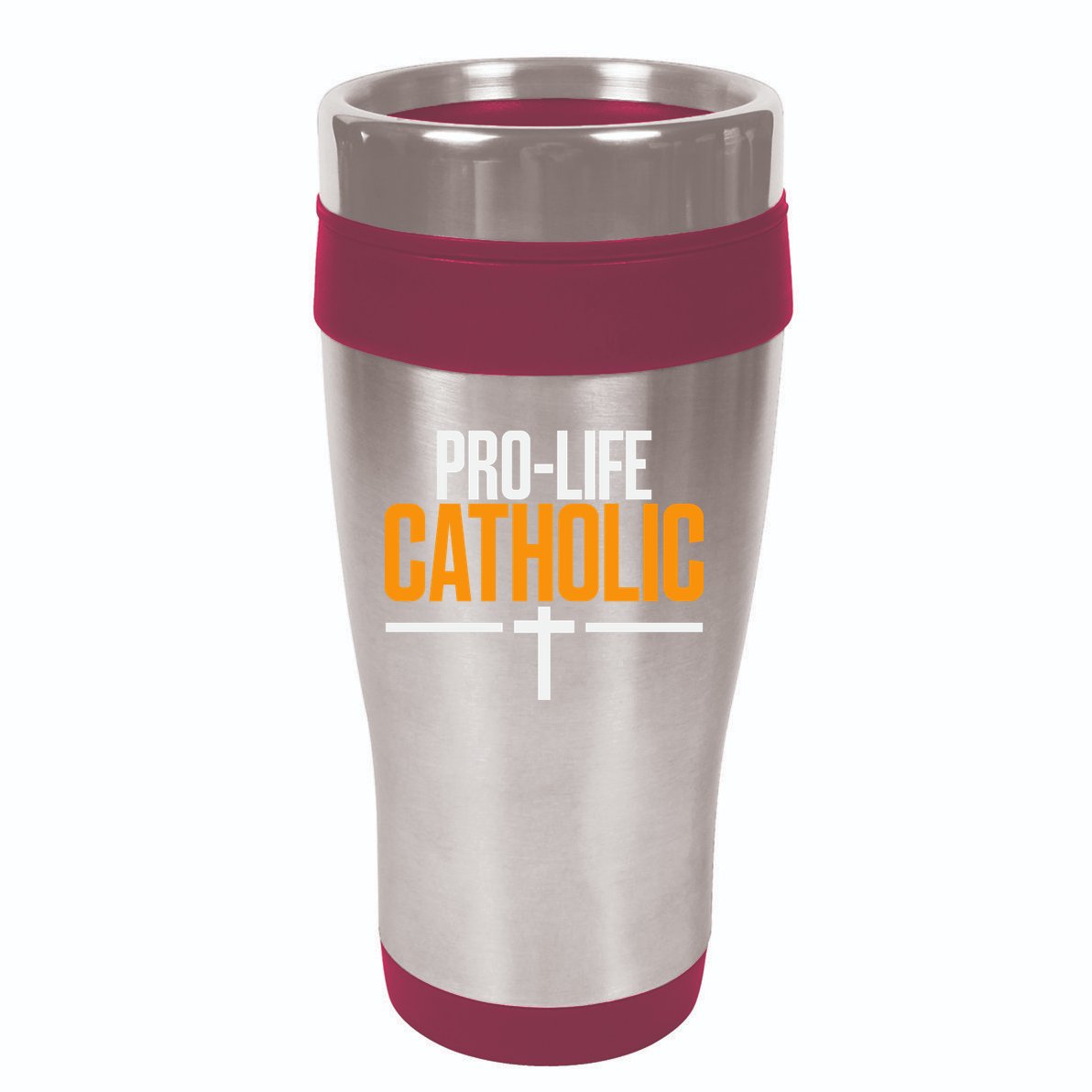 Pro Life Anti Abortion Catholic 16oz Travel Tumbler