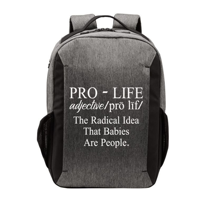 Pro Life Anti Abortion Christian Vector Backpack