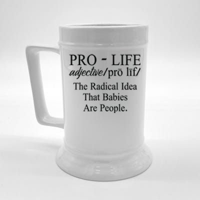 Pro Life Anti Abortion Christian Beer Stein