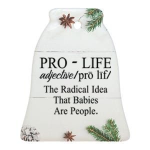 Pro Life Anti Abortion Christian Ceramic Bell Ornament