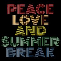 Peace Love And Summer Break Summer Lover Cooling Performance Crew T-Shirt
