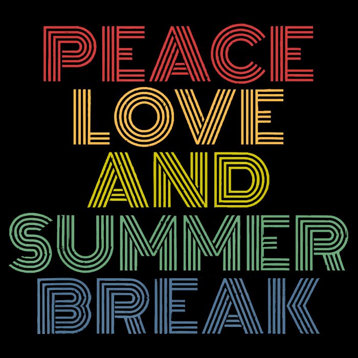 Peace Love And Summer Break Summer Lover Cooling Performance Crew T-Shirt