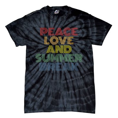 Peace Love And Summer Break Summer Lover Tie-Dye T-Shirt