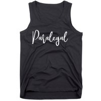 Paralegal Legal Assistant Tank Top