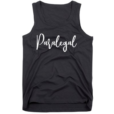 Paralegal Legal Assistant Tank Top