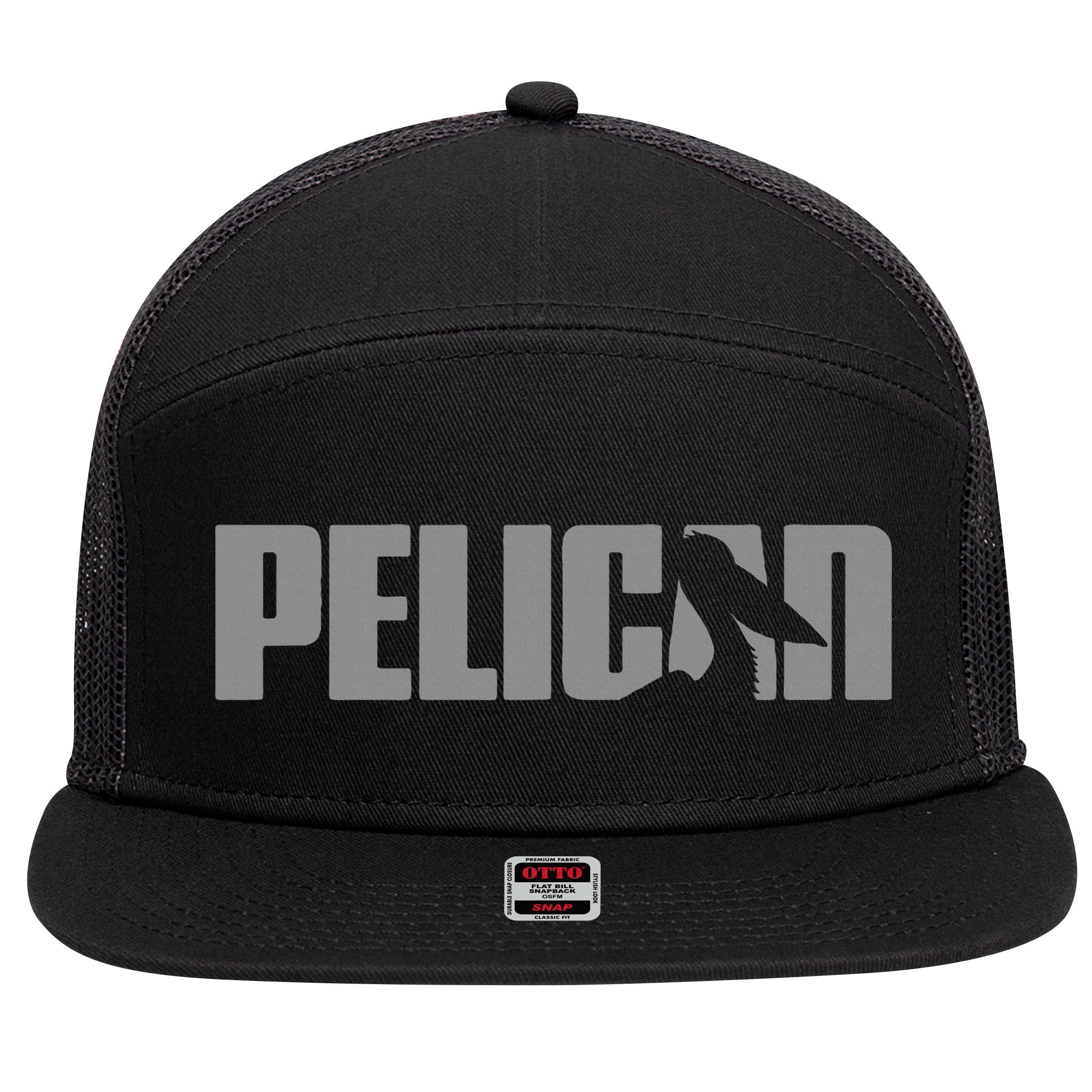 Pelican Lover Apparel Pelican 7 Panel Mesh Trucker Snapback Hat