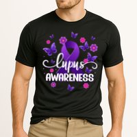 Purple Lupus Awareness Ribbon Purple Butterflies Lupus Cooling Performance Crew T-Shirt