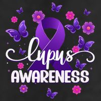 Purple Lupus Awareness Ribbon Purple Butterflies Lupus 11oz C Handle Ceramic Mug