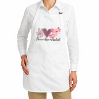 Peace Love Axolotl Heart Leopard Gift Nager Apron