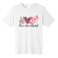 Peace Love Axolotl Heart Leopard Gift Nager Tall Fusion ChromaSoft Performance T-Shirt