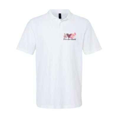 Peace Love Axolotl Heart Leopard Gift Nager Polo